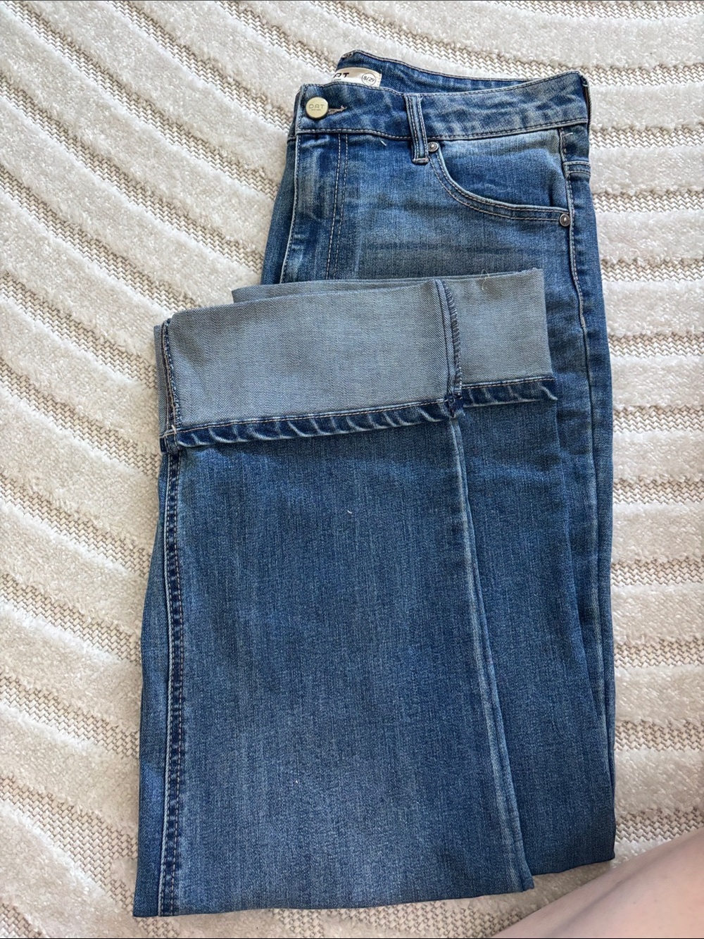 Women’s Wide Leg Jeans - Blue